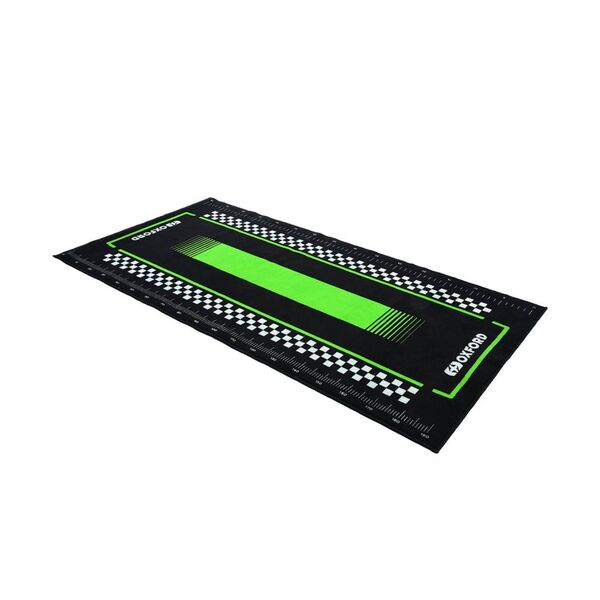 Oxford Workshop Mat Pitlane Green L 200 X 100cm