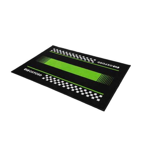 Door Mat Pitlane Green 90 X 60cm