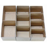 Parts Box - 2 Compartment (10 Pack) 