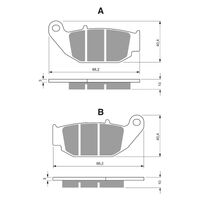 PREMIER BRAKE PADS FULL SINTERED MOTO X- PR459