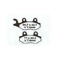 Front Left Brake Pads Full Sintered