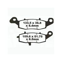 BRAKE PADS SEMI SINTERED STREET