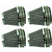 AIR FILTER POD SET OF 4, 39mm ID for YAMAHA HONDA for SUZUKI