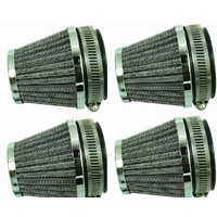 AIR FILTER POD SET OF 4, 39mm ID for YAMAHA HONDA for SUZUKI
