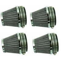 AIR FILTER PODS SET of 4, 54mm ID for Yamaha Honda for Suzuki