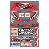 Sticker Kit Pre Cut Peel N Paste for Honda CRF70 2004 to 2012