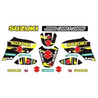 JR80 Suzuki Sticker Kit 2001 - 2009