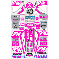 Yamaha PW50 Sticker Kit | Pre Cut | Peel and Stick