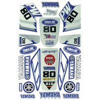 Blue Sticker Kit Yamaha PW80 | PeeWee 80