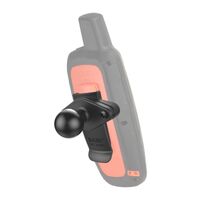 Ram Spine Clip Holder With Ball For Garmin Handheld Devices for Motorcycle