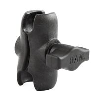 Ram Composite Double Socket Arm - Short for Motorcycle Motorbike