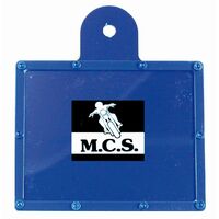 Alloy Rego Label Holder Blue 