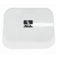 Race Number Plate White