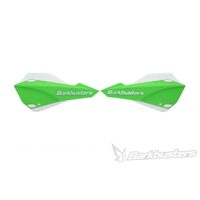 Barkbusters SABRE MX Enduro Handguard - Green on White SAB-1GR-WH