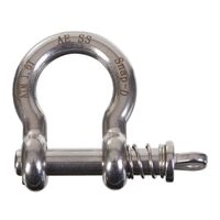 Snap-D 10mm Bow Shackle Stainless Steel