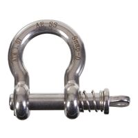 SNAP-D 10MM Stainless Steel Bow Shackle