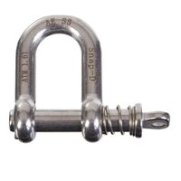 SNAP-D 10MM Stainless Steel D Shackle