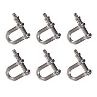 Snap-D 10mm D Shackle - 6 Pack Special For Towing