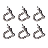 Snap-D 12mm D Shackle - 6 Pack Special For Towing