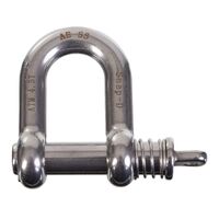 Snap-D 17mm D Shackle Stainless Steel