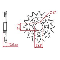 MTX Standard Gearing Front Sprocket 13T