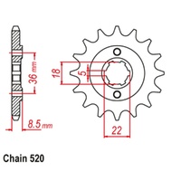 Front Sprocket 14T