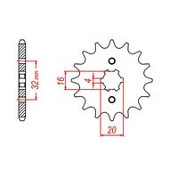 Front Sprocket 15T