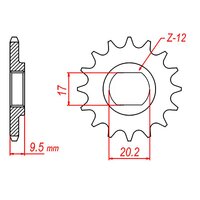 MTX Optional Front Sprocket 11T for KTM 50 SX 2009-2019