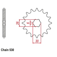 Standard Front Sprocket 17T