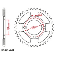 Standard Rear Sprocket 45T