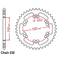 Rear Sprocket 40T