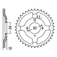 MTX Optional Rear Sprocket 51T for Yamaha AG175 1974-1995