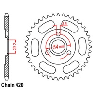 MTX Standard Rear Sprocket 35T for Honda Z-50 1977-1981