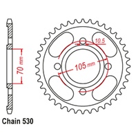 Rear Sprocket 38T