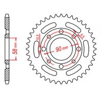MTX Optional Rear Sprocket 38T for Honda CB200 TWIN 1985