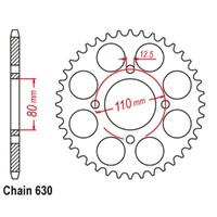 MTX Standard Rear Sprocket 41T