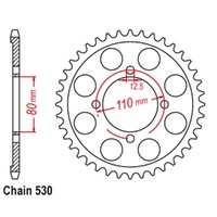 MTX Optional Rear Sprocket 48T for Honda CB750K 1980-1982