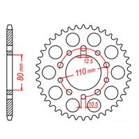 MTX Optional Rear Sprocket 45T for Honda CB1100F 1983-1984