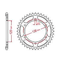 MTX Standard Gearing Rear Sprocket 48T