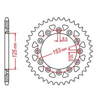 MTX Optional Rear Sprocket 47T for Honda CRF450X 2005-2018