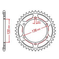 MTX Optional Rear Sprocket 52T for Yamaha FZR400RR EXUP (3TJ IMPORT) 1993-1995