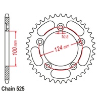 MTX Standard Rear Sprocket 36T for DUCATI 749/749S/749R 2005-2006