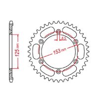 MTX Standard Gearing Rear Sprocket 52T