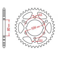SPROCKET REAR MTX 1478 40T #520