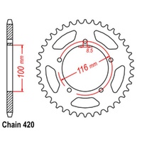 Rear Sprocket 44T