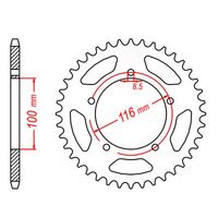 Rear Sprocket 45T