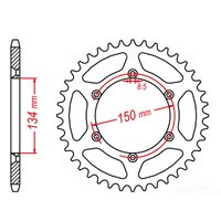 MTX Standard Rear Sprocket 48T for Kawasaki KDX250 D2 1992