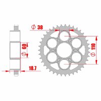 Rear Sprocket 39T