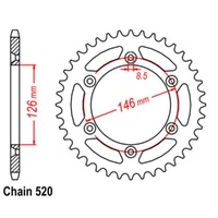 MTX Optional Rear Sprocket 44T for Suzuki  DRZ400SM 2006-2020