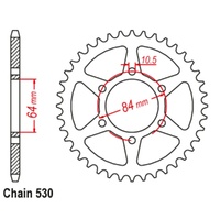 Rear Sprocket 45T